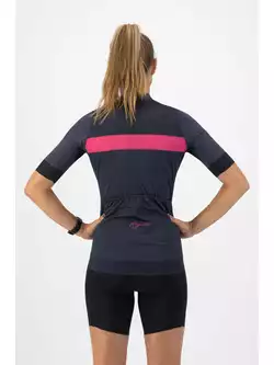 ROGELLI PRIME Tricou de ciclism dama, bleumarin si roz