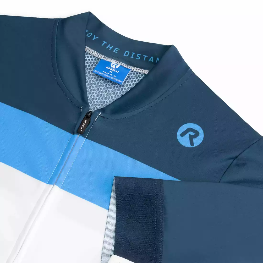 ROGELLI PRIME tricou de ciclism masculin alb și albastru