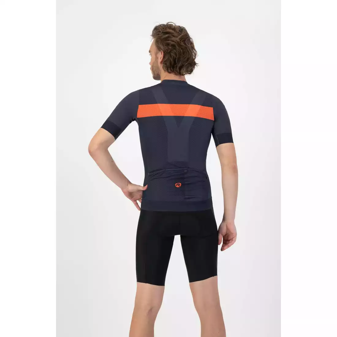 ROGELLI PRIME tricou de ciclism masculin albastru portocaliu