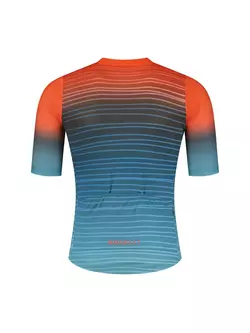 ROGELLI SURF tricou barbatesc pentru bicicleta, albastru-portocaliu