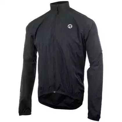 Rogelli CORE jachetă de vânt pentru bicicletă pentru bărbați, negru