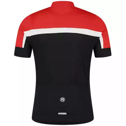 Rogelli COURSE tricou de ciclism masculin, negru și roșu