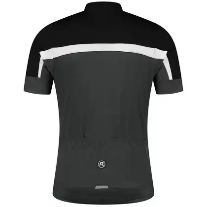 Rogelli COURSE tricou de ciclism masculin, gri-negru