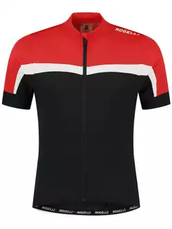 Rogelli COURSE tricou de ciclism masculin, negru și roșu