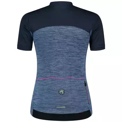 Rogelli MELANGE tricou de ciclism pentru femei, bleumarin și roz
