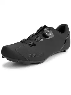 Rogelli R400 RACE pantofi de ciclism barbati - drum, negru