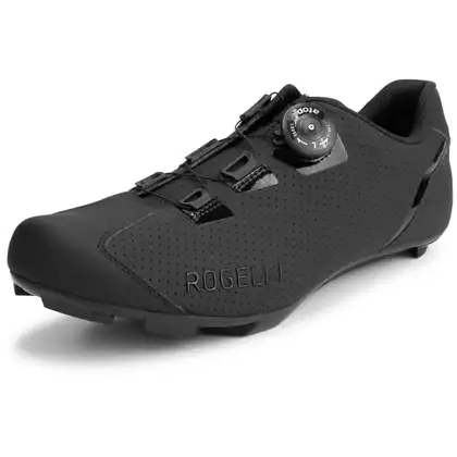 Rogelli R400 RACE pantofi de ciclism barbati - drum, negru