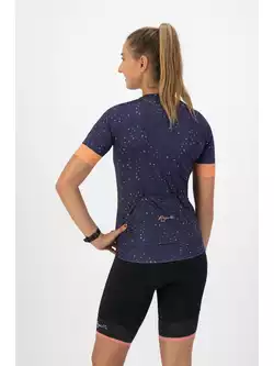 Rogelli TERRAZZO tricou de ciclism pentru femei, violet-coral