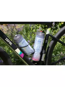 ZEFAL ARCTICA 55 Sticla de apa pentru bicicleta termica, argintiu-portocaliu, 550ml