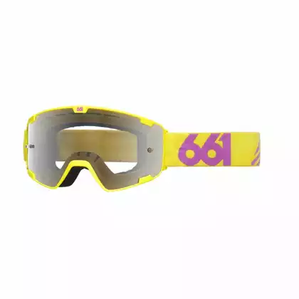 661 RADIA dazzle ochelari de protecție pentru bicicletă, galben-violet
