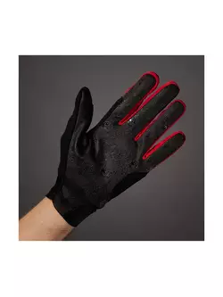 CHIBA SUPERLIGHT mănuși de ciclism negru și roșu