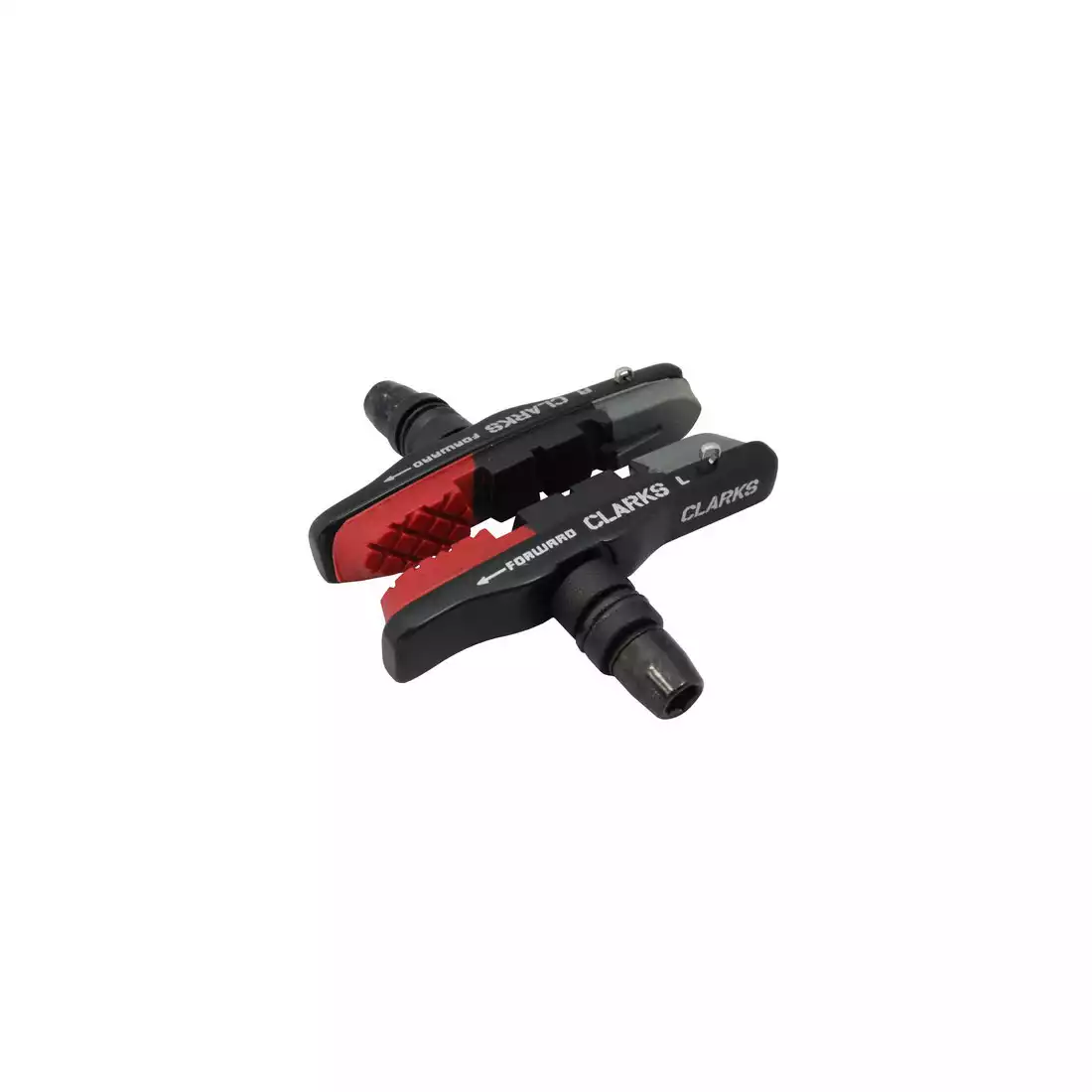 CLARKS CPS513 Placute de frana pentru frane MTB V-brake, roșu-negru-gri