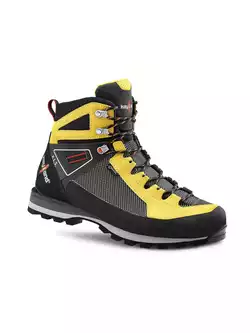 KAYLAND CROSS MOUNTAIN GTX Pantofi de trekking pentru bărbați, GORE-TEX, VIBRAM, negru și galben