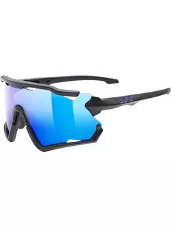 UVEX ochelari de protecție pentru sport Sportstyle 228 mirror blue (S2), negru