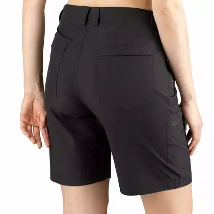 VIKING Pantaloni scurți sport pentru femei, pantaloni scurți de trekking Sumatra Shorts Lady 800/24/9565/0900 negru