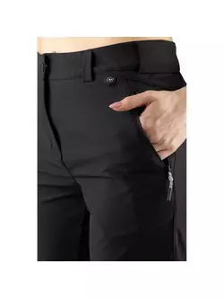 VIKING Pantaloni scurți sport pentru femei, pantaloni scurți de trekking, Expander 800/24/2409/0900 negru
