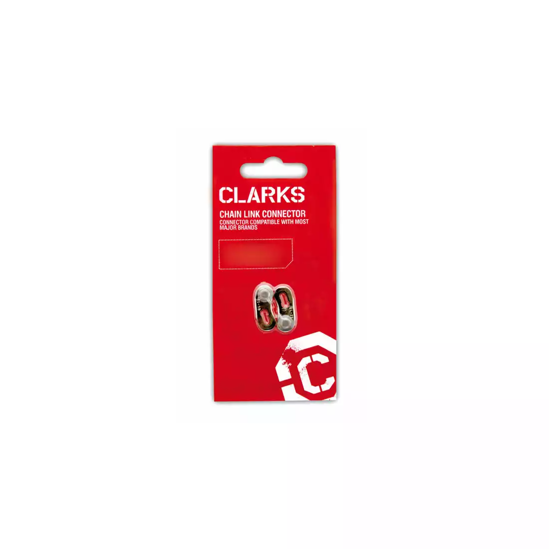 CLARKS CL10 Clip pentru lanț de bicicletă, 10 rânduri, Argint