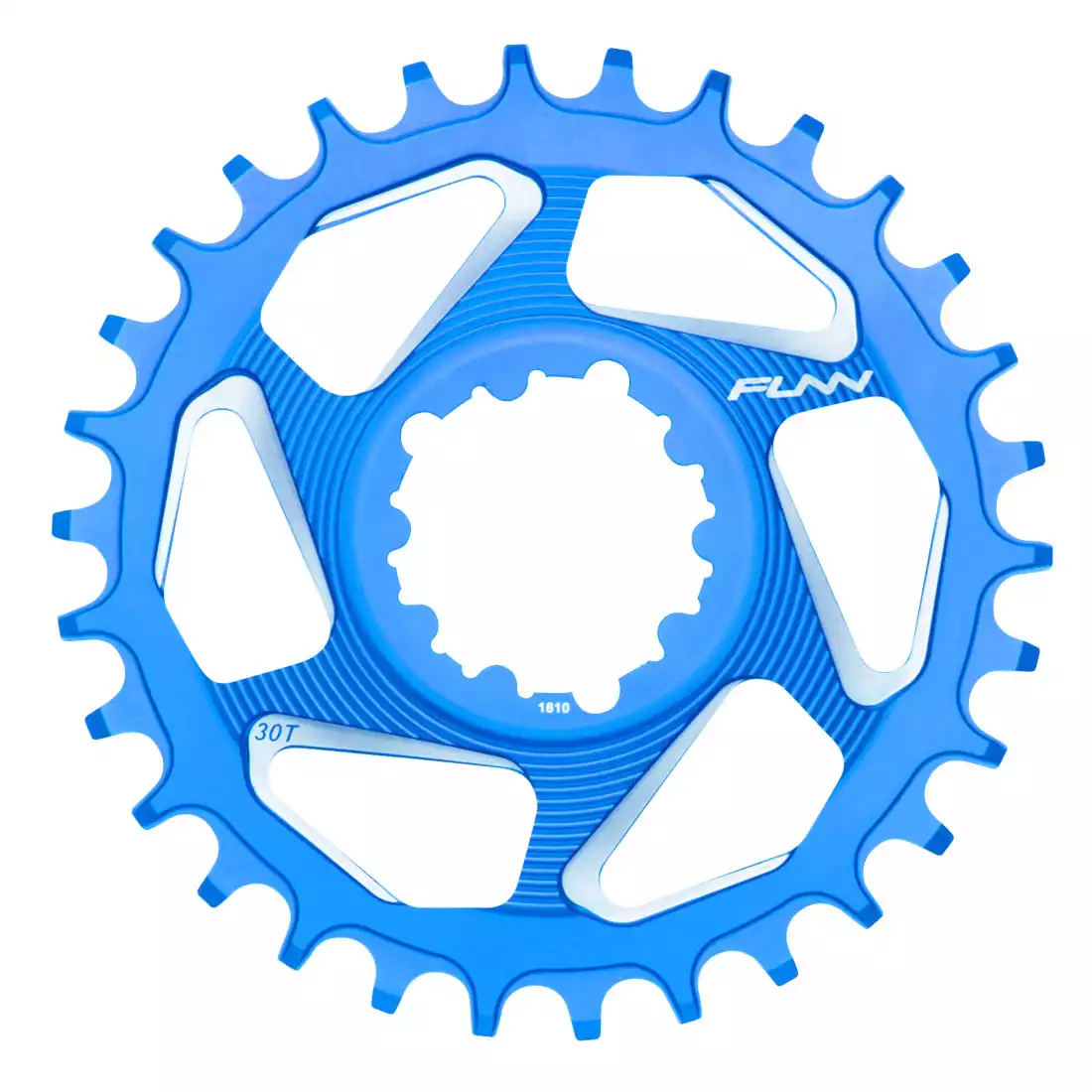 FUNN SOLO DX NARROW-WIDE BOOST 30T Pinion albastru pentru manivelă de bicicletă