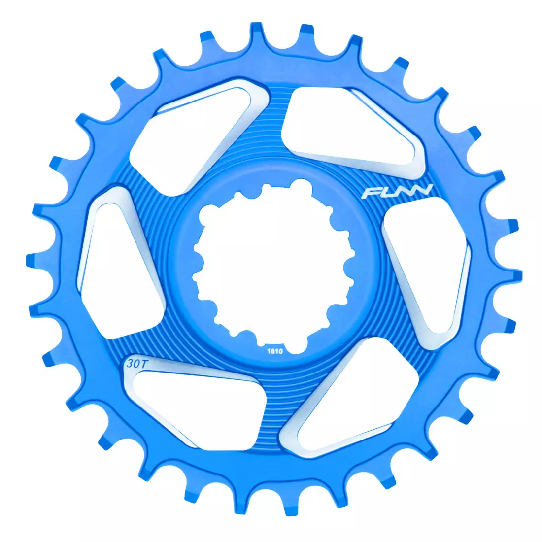 FUNN SOLO DX NARROW-WIDE BOOST 32T Pinion albastru pentru manivelă de bicicletă