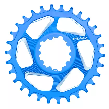 FUNN SOLO DX NARROW-WIDE BOOST 32T Pinion albastru pentru manivelă de bicicletă
