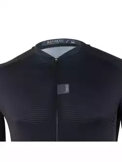 KAYMAQ DESIGN KYQ-SS-1001-3 tricou de bărbați cu mânecă scurtă, negru