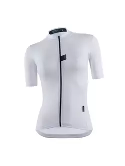 KAYMAQ tricou de ciclism cu mâneci scurte pentru femei alb KYQ-SS-2001-1