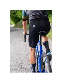 Biemme PRO EVO 2.1 pantaloni scurți de ciclism pentru bărbați cu bretele, negru