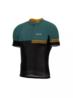 Biemme TERRA tricou de ciclism masculin, negru și verde