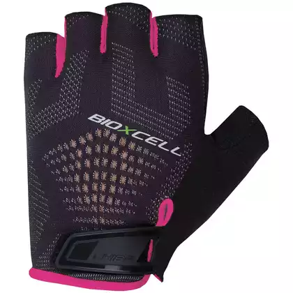 CHIBA BIOXCELL SUPERFLY Mănuși de ciclism, negre și roz