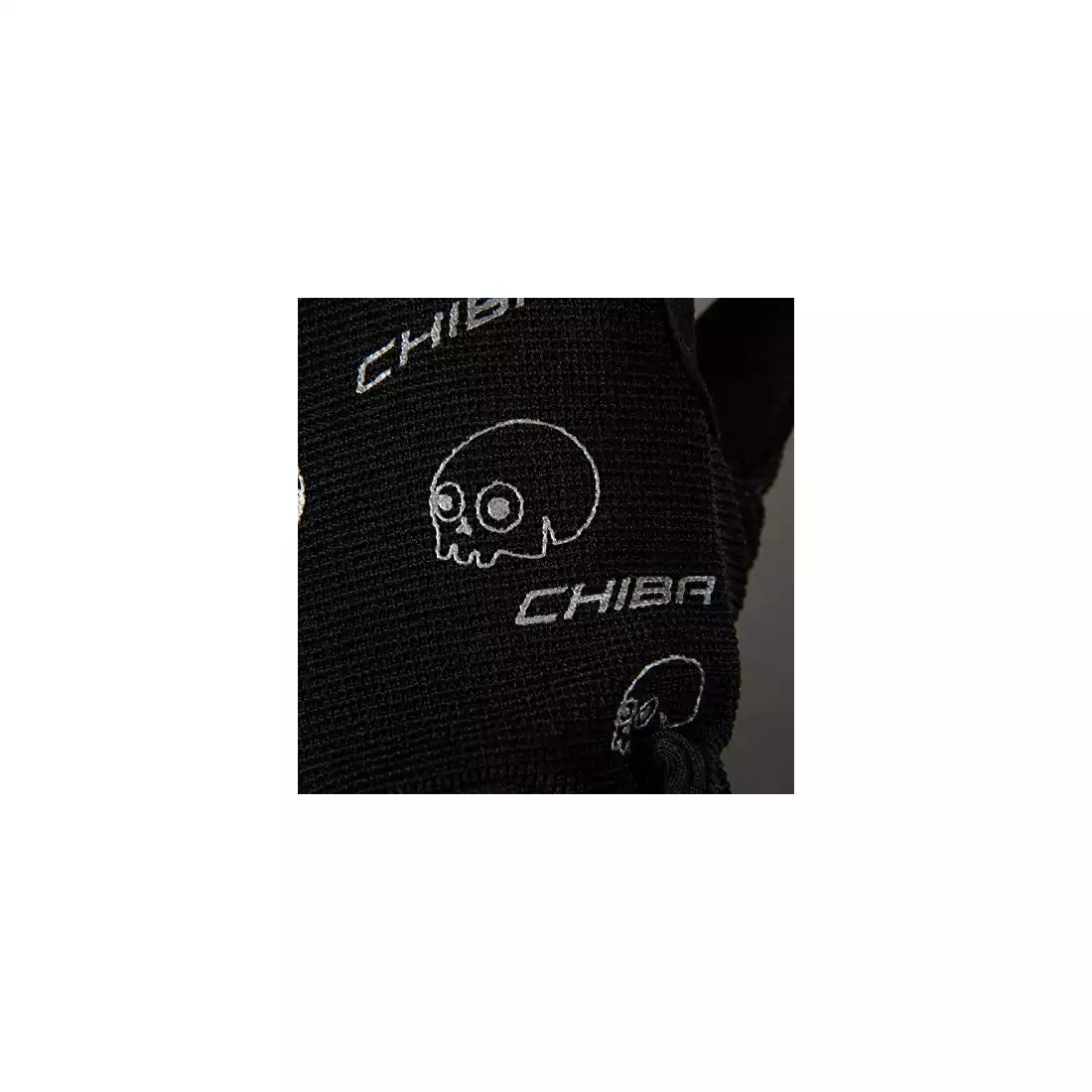 CHIBA BONES manusi de ciclism juniori BONES negru-fluor 30576CZ-2