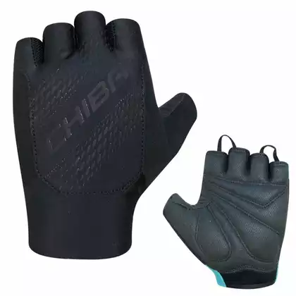 CHIBA CHINOOK Mănuși de ciclism, negru