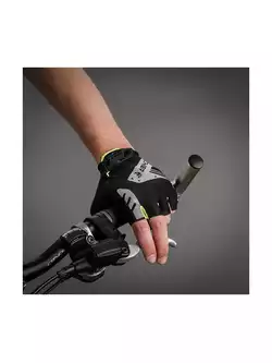 CHIBA mănuși de ciclism AIR PLUS REFLEX fluor 3011420Y-2