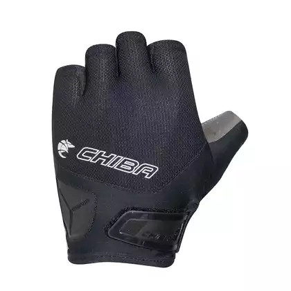 CHIBA mănuși de ciclism GEL AIR negru 3010018C-2