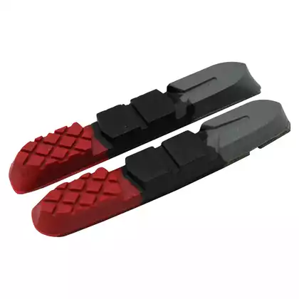 CLARKS CPS501 Garnituri de frana pentru frane MTB V-Brake, roșu-negru-gri