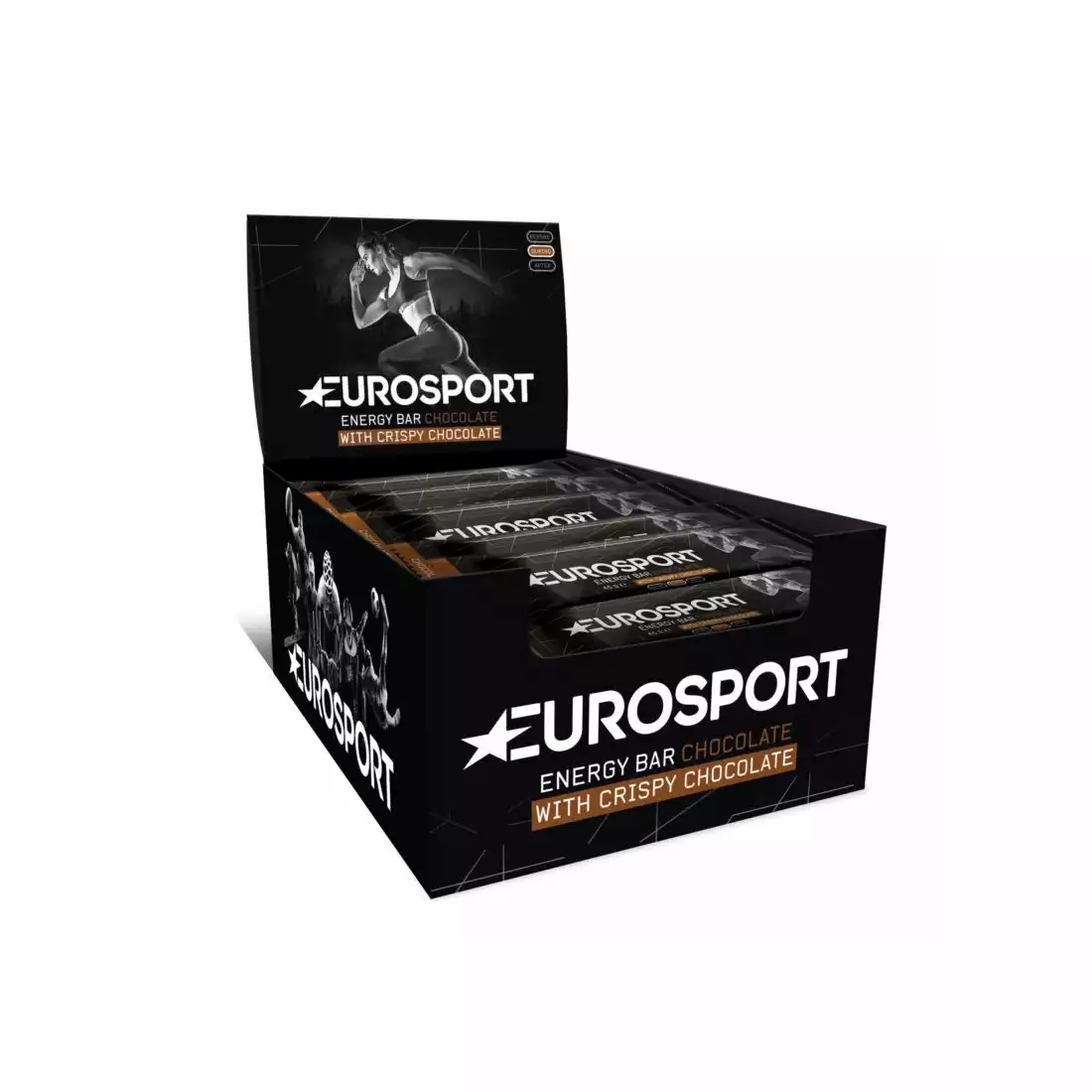 EUROSPORT Baton energetic de ciocolata 45g 20 bucăți