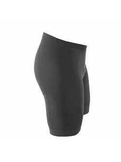 KAYMAQ pantaloni scurți pentru bărbați fără bretele, negru ELSHORM701