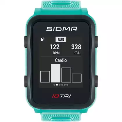 SIGMA ID.TRI SET monitor de ritm cardiac cu bandă, mentă