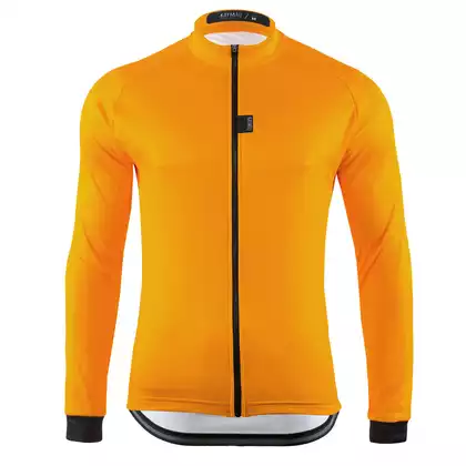 [Set] KAYMAQ DESIGN KYQ-SS-1001-1 tricou de bărbați cu mânecă scurtă, galben + KAYMAQ DESIGN KYQ-LS-1001-1 hanorac de ciclism pentru bărbați galben