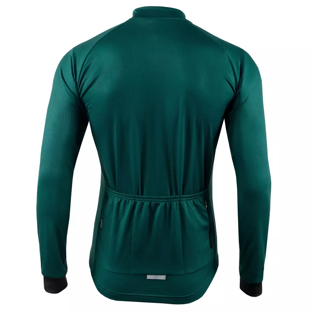 [Set] KAYMAQ DESIGN KYQ-SS-1001-4 tricou de bărbați cu mânecă scurtă pentru ciclism, verde inchis + KAYMAQ DESIGN KYQ-LS-1001-4 hanorac de ciclism pentru bărbați verde inchis
