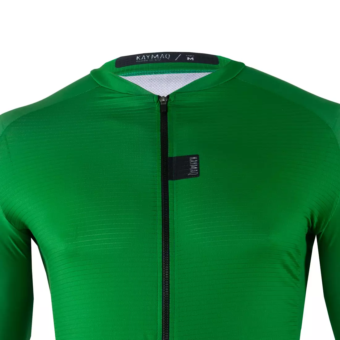 [Set] KAYMAQ DESIGN KYQ-SS-1001-6 tricou de bărbați cu mânecă scurtă, verde + KAYMAQ DESIGN KYQ-LS-1001-6 hanorac de ciclism pentru bărbați verde