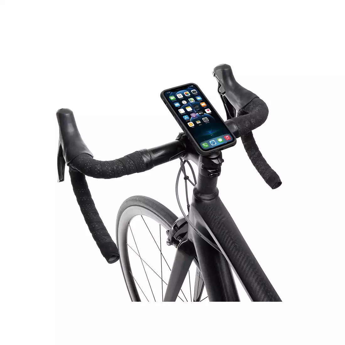TOPEAK RIDECASE Husa + suport biciclete pentru telefon Iphone 13, negru/gri