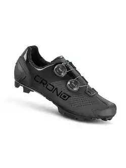 CRONO CX-2-22 Pantofi de ciclism MTB, compozit, negru