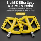 Rockbros pedale de platformă nailon fluor galben M906-Y