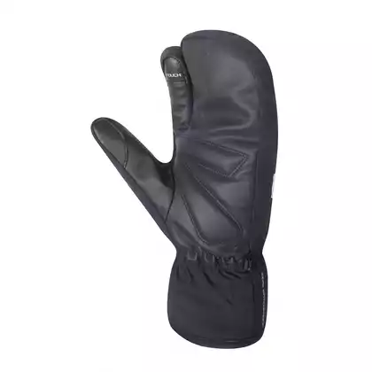 CHIBA ALASKA PRO mănuși de ciclism de iarnă PRIMALOFT, black 3110022C-2
