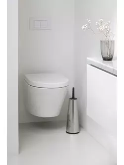 BRABANTIA perie de toaletă, de sine stătătoare, argintie