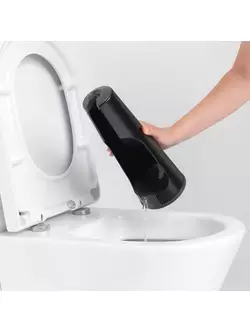 BRABANTIA perie de toaletă, de sine stătătoare, negru