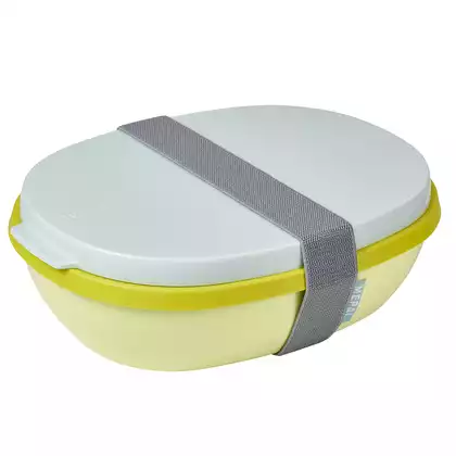 Mepal Ellipse Duo Lemon Vibe lunchbox, galben-mentă