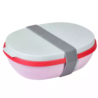 Mepal Ellipse Duo Strawberry Vibe lunchbox, roz și mentă