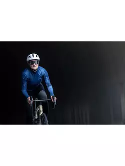 Rogelli CORE geaca de ciclism izolata, albastru bleumarin