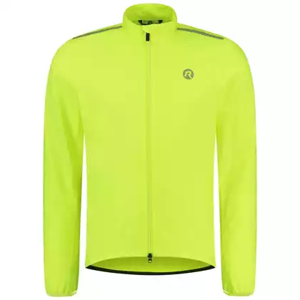 Rogelli DISTANCE jachetă de ploaie pentru ciclism pentru bărbați, fluor